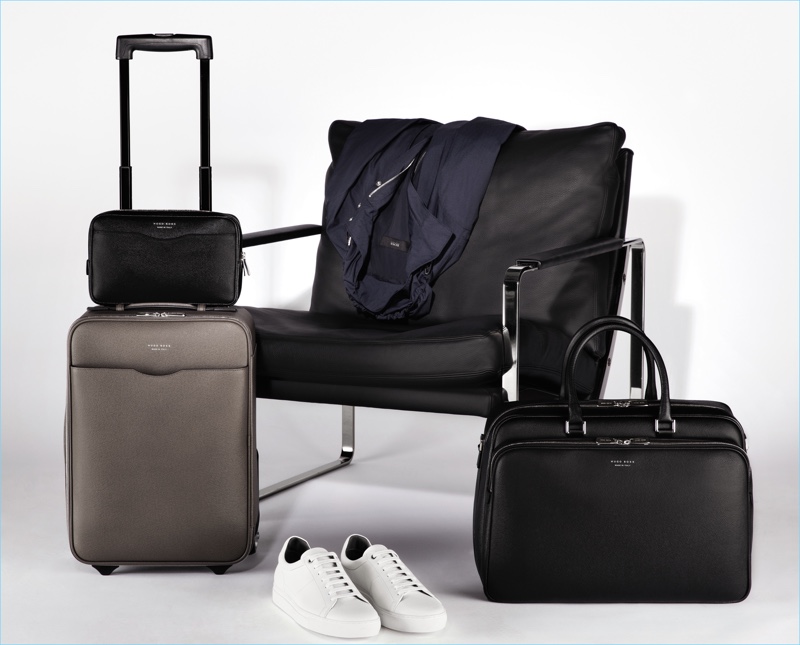 Laying out the essentials for travel BOSS Hugo Boss brings together luggage and clothing for its spring-summer 2017 line.