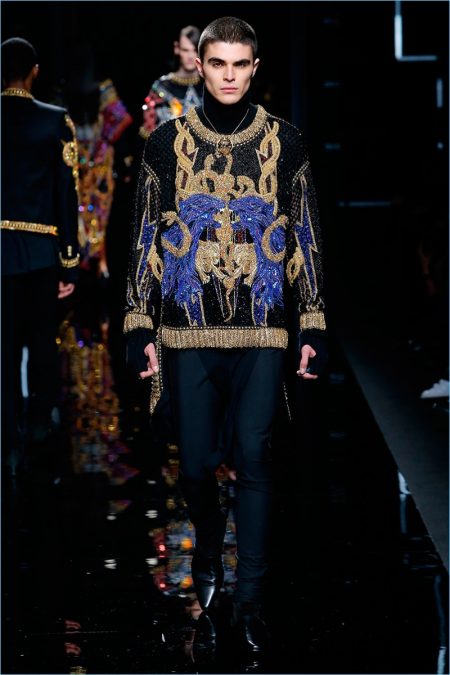 Balmain 2017 Fall Winter Mens Collection 053