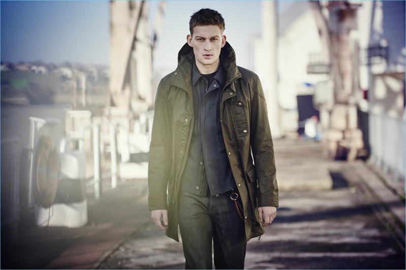 Belstaff turns out a number of must-have coats and jackets for fall-winter 2017. » Belstaff Channels Naval Military Style for Fall '17 Collection Belstaff turns out a number of must-have coats and jackets for fall-winter 2017.