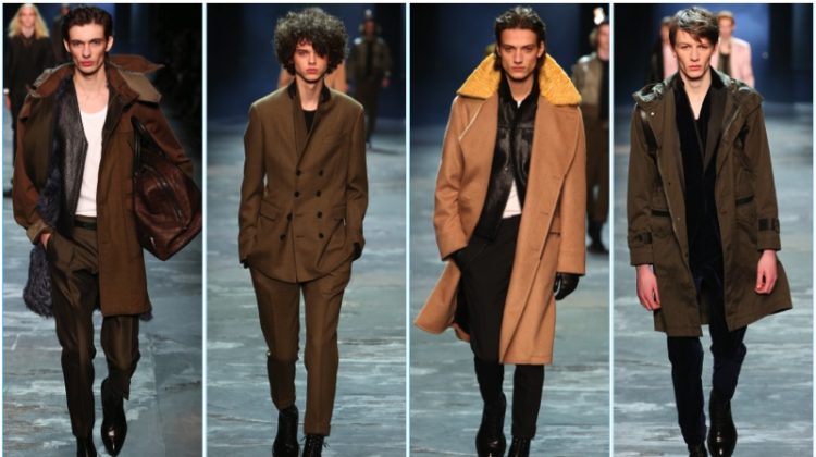 Berluti presents its fall-winter 2017 men's collection during Paris Fashion Week.