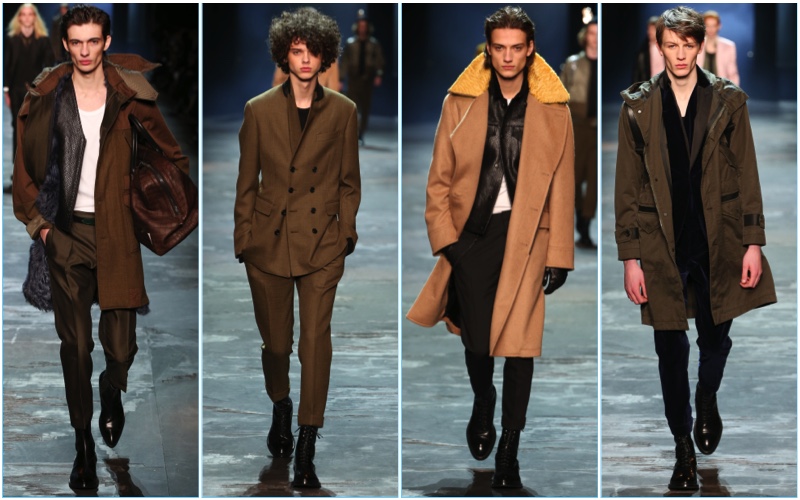 Berluti presents its fall-winter 2017 men's collection during Paris Fashion Week.