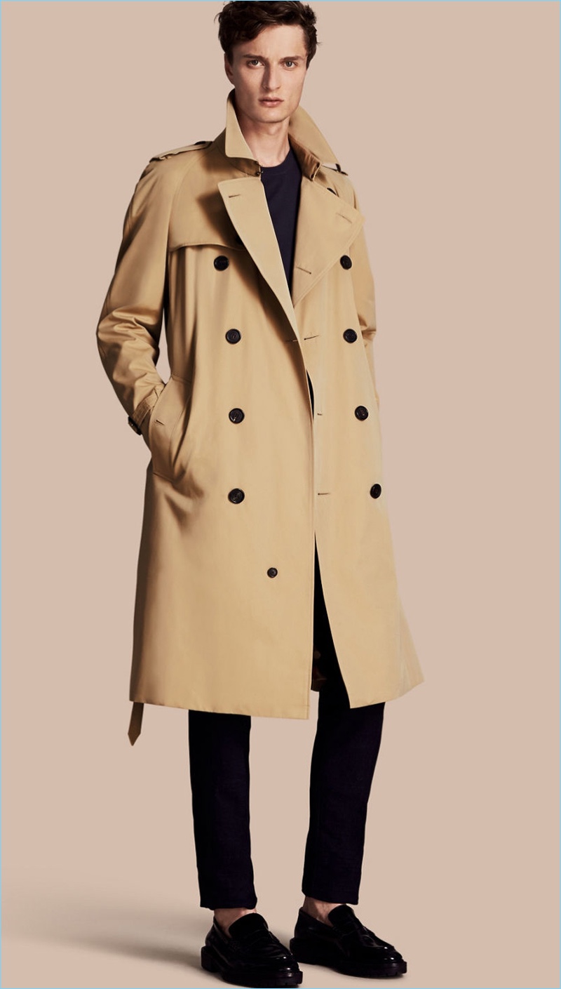 burberry raincoat mens