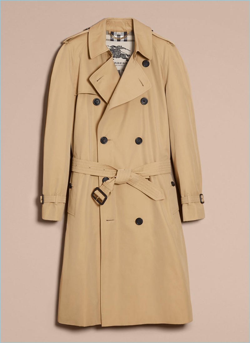 burberry mens trenchcoat