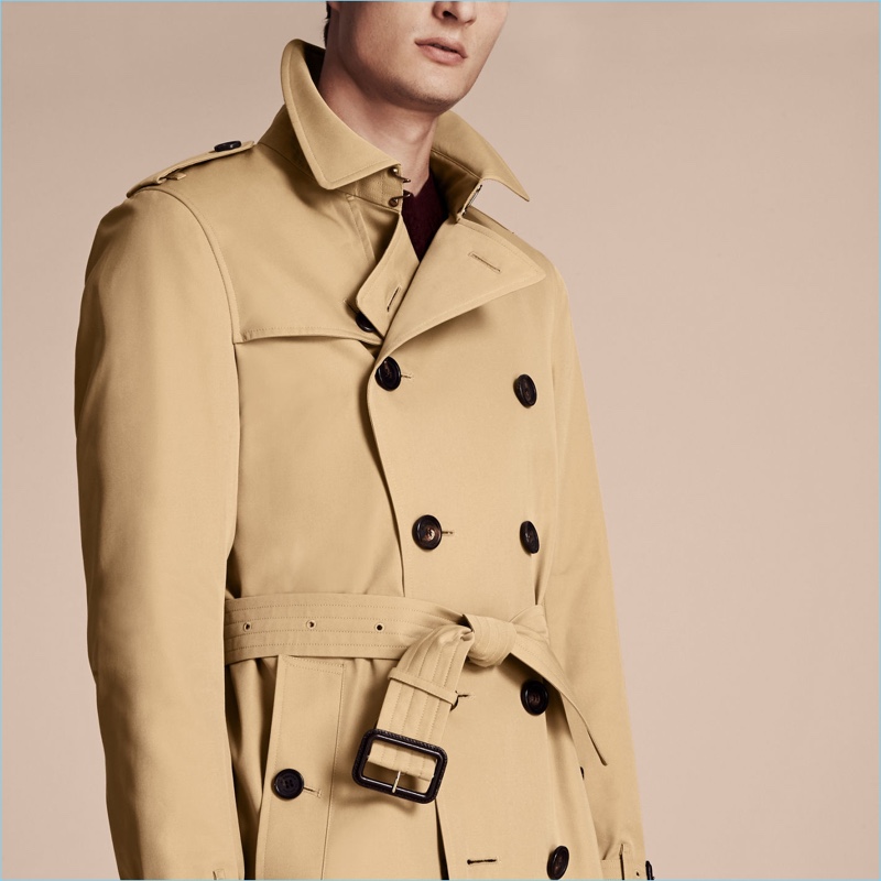 Burberry Men's Westminster Long Heritage Trench Coat