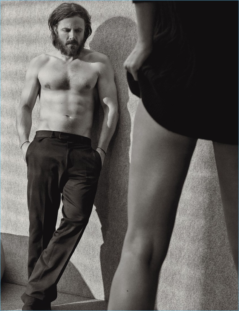 Casey Affleck Shirtless 2017 W Magazine Photo Shoot