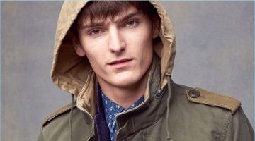 Club Monaco taps Alexander Beck for a style edit, featuring military-inspired fashions.