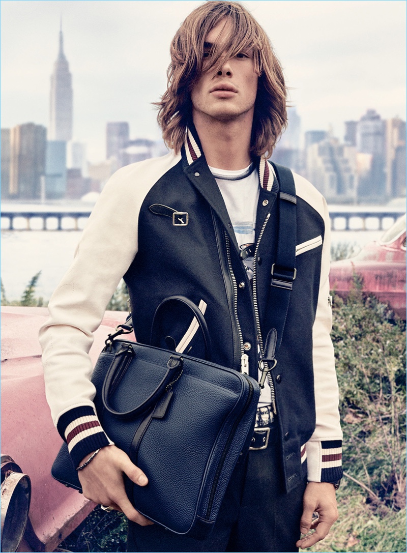 Anders Donatelli stars in Coach's spring-summer 2017 men's campaign.