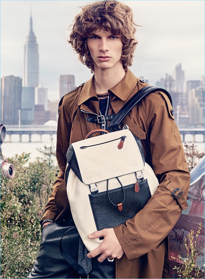 Erik van Gils fronts Coach's spring-summer 2017 men's campaign.