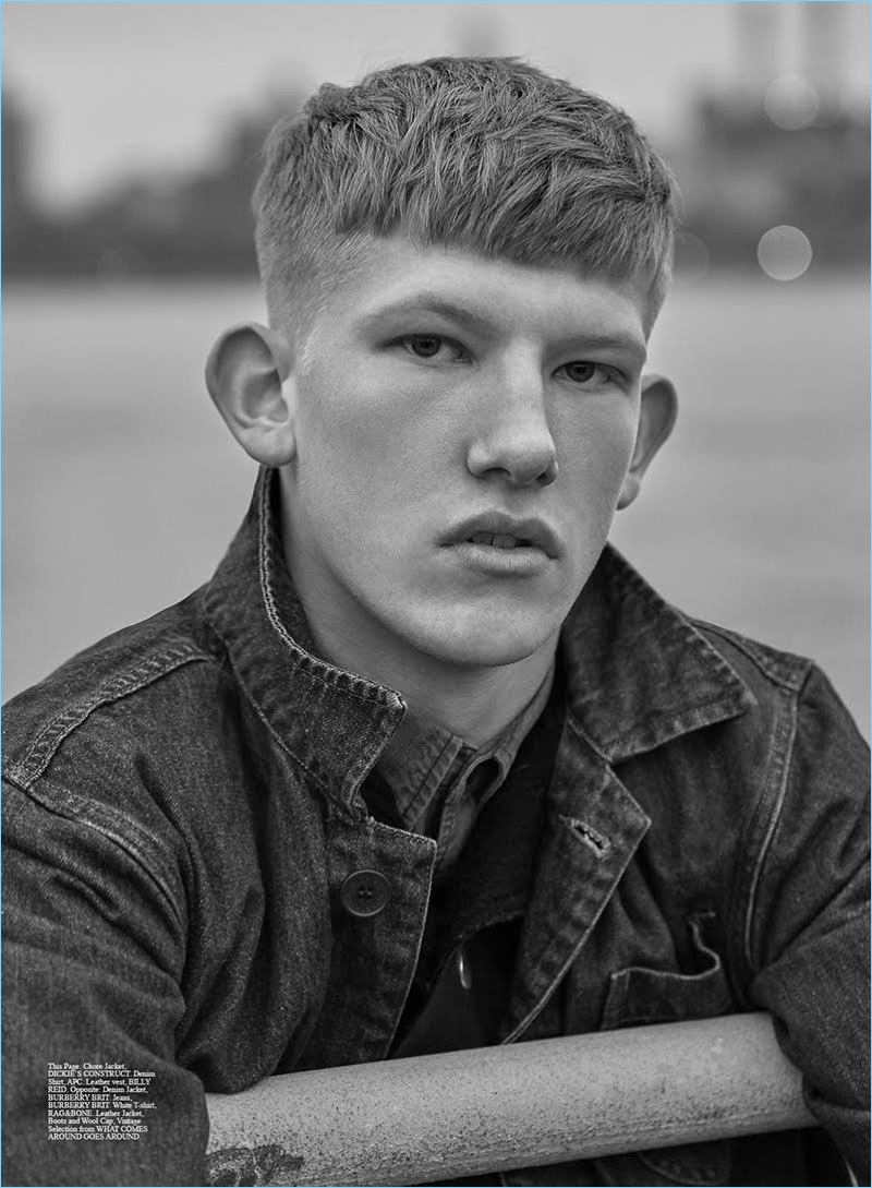 Christopher Ferguson photographs Connor Newall for Summerwinter Homme.