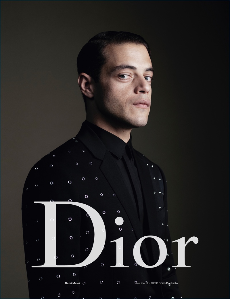 Actor Rami Malek fronts Dior Homme's spring-summer 2017 campaign.