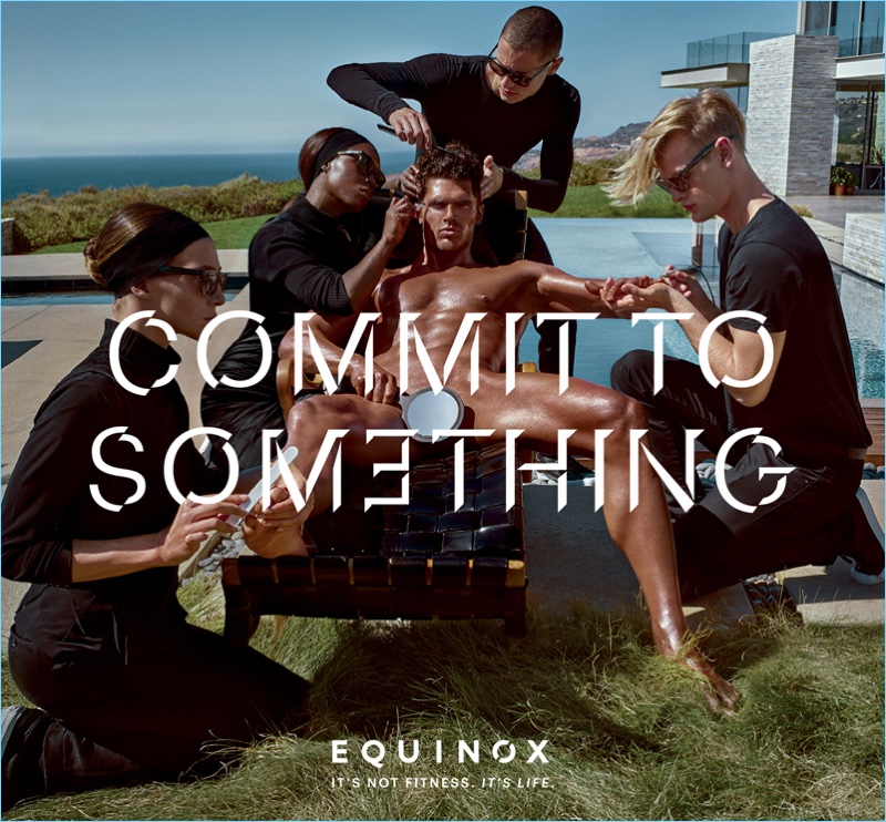 Brian Shimansky is the center of attention for Equinox's 2017 campaign.