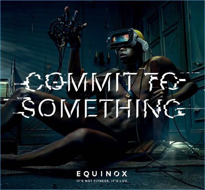 Ronald Epps makes a dark modern statement for Equinox's 2017 campaign.