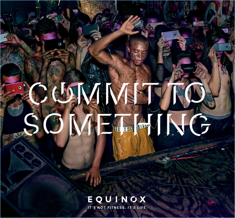 Souffrant Ralph stands out in a crowd for Equinox's 2017 campaign.