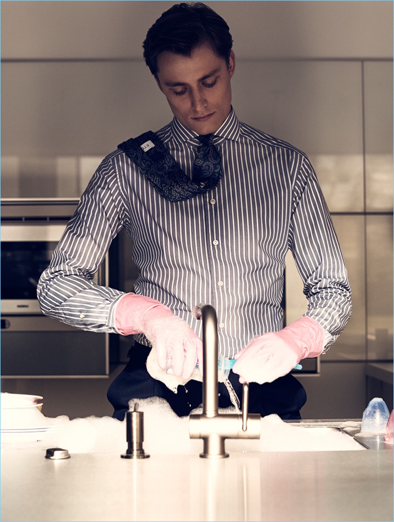 Eton puts striped shirting front and center for spring-summer 2017. » Enjoy a Swedish Summer with Eton's Chic Offering Eton puts striped shirting front and center for spring-summer 2017.