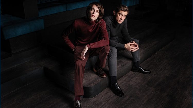 Reuben Ramacher and Werner Schreyer star in HILTL's fall-winter 2017 lookbook.