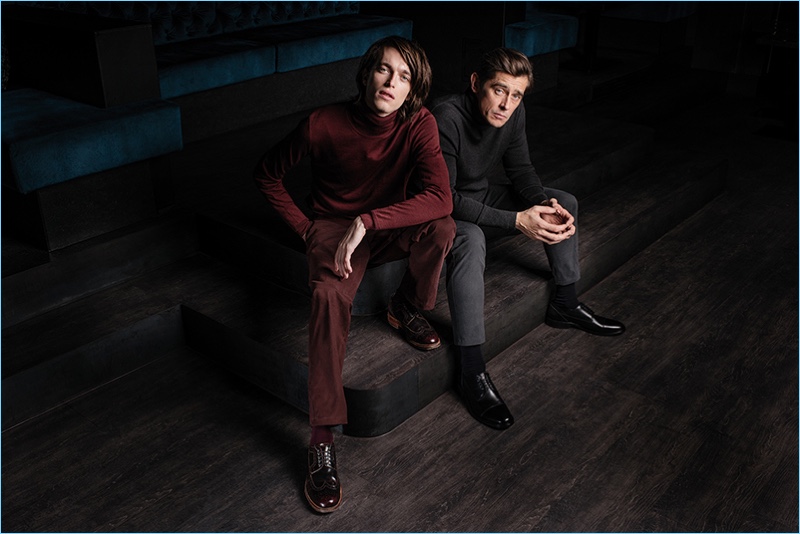 Reuben Ramacher and Werner Schreyer star in Hiltl's fall-winter 2017 lookbook.