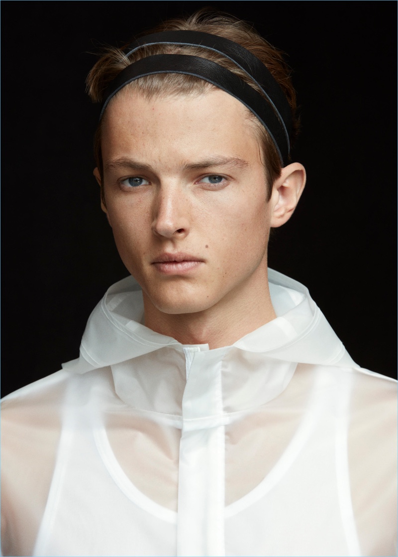 Abel van Oeveren stars in H&M Studio's spring-summer 2017 men's lookbook. 