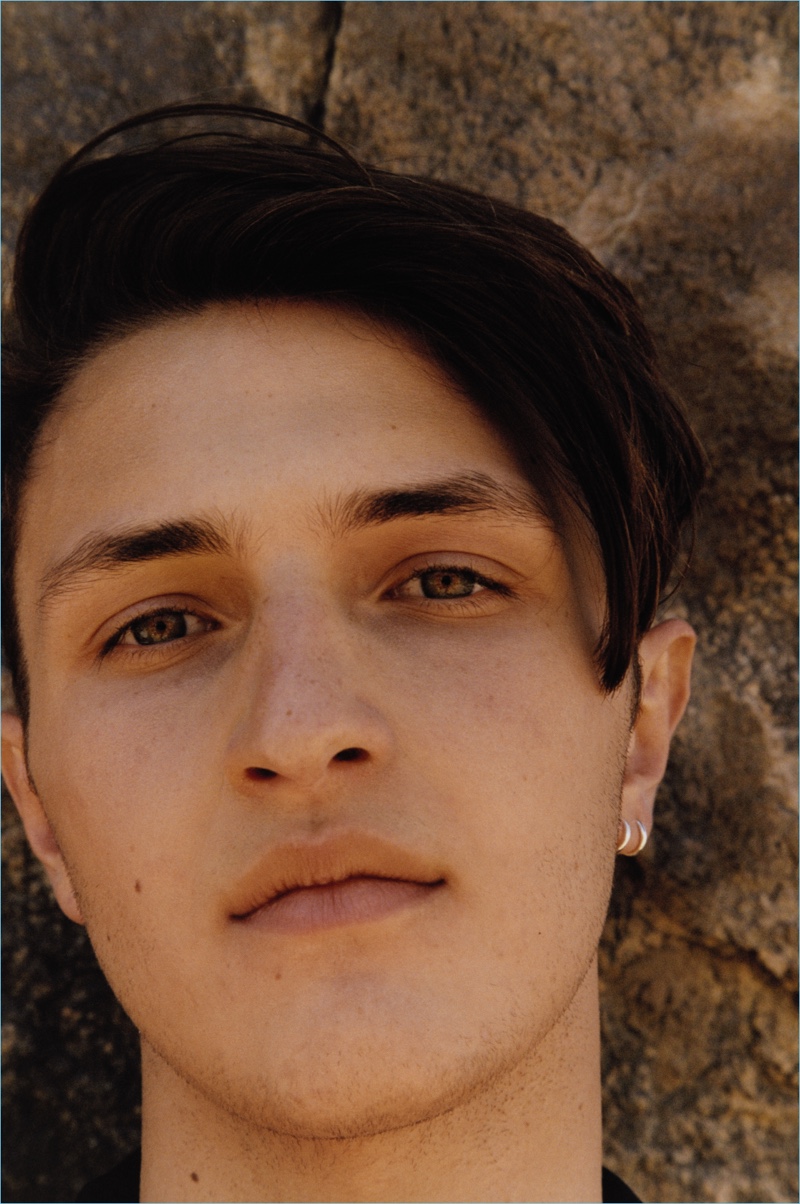 Harley Weir photographs Anwar Hadid for HUGO's spring-summer 2017 campaign.