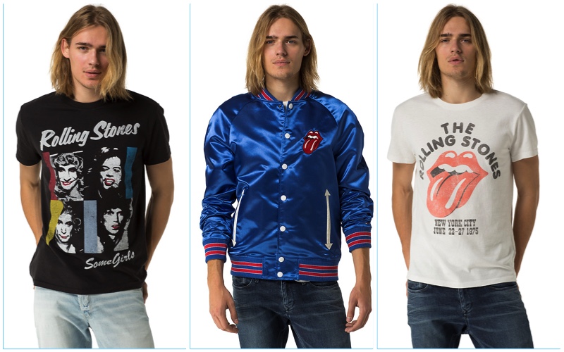 rolling stones denim jacket zara