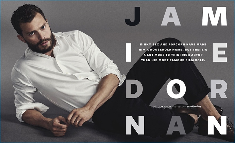 Nino Muñoz photographs Jamie Dornan in Neil Barrett for GQ Australia.