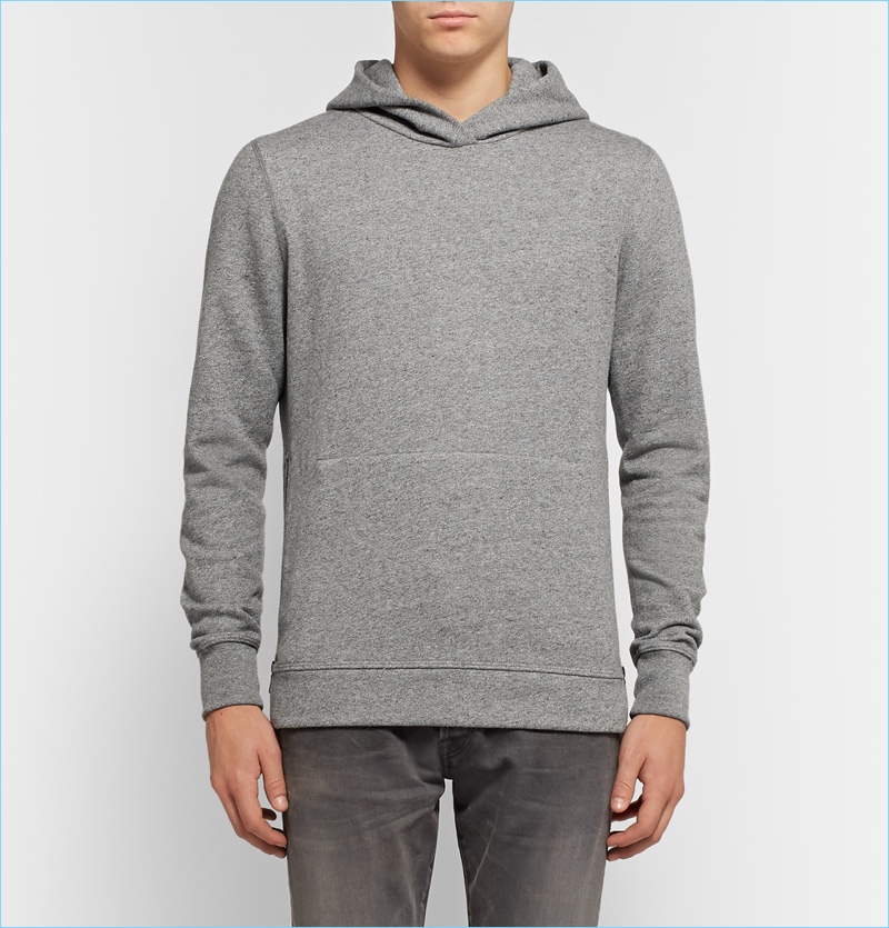 John Elliott Villain Loopback Cotton-Blend Jersey Hoodie