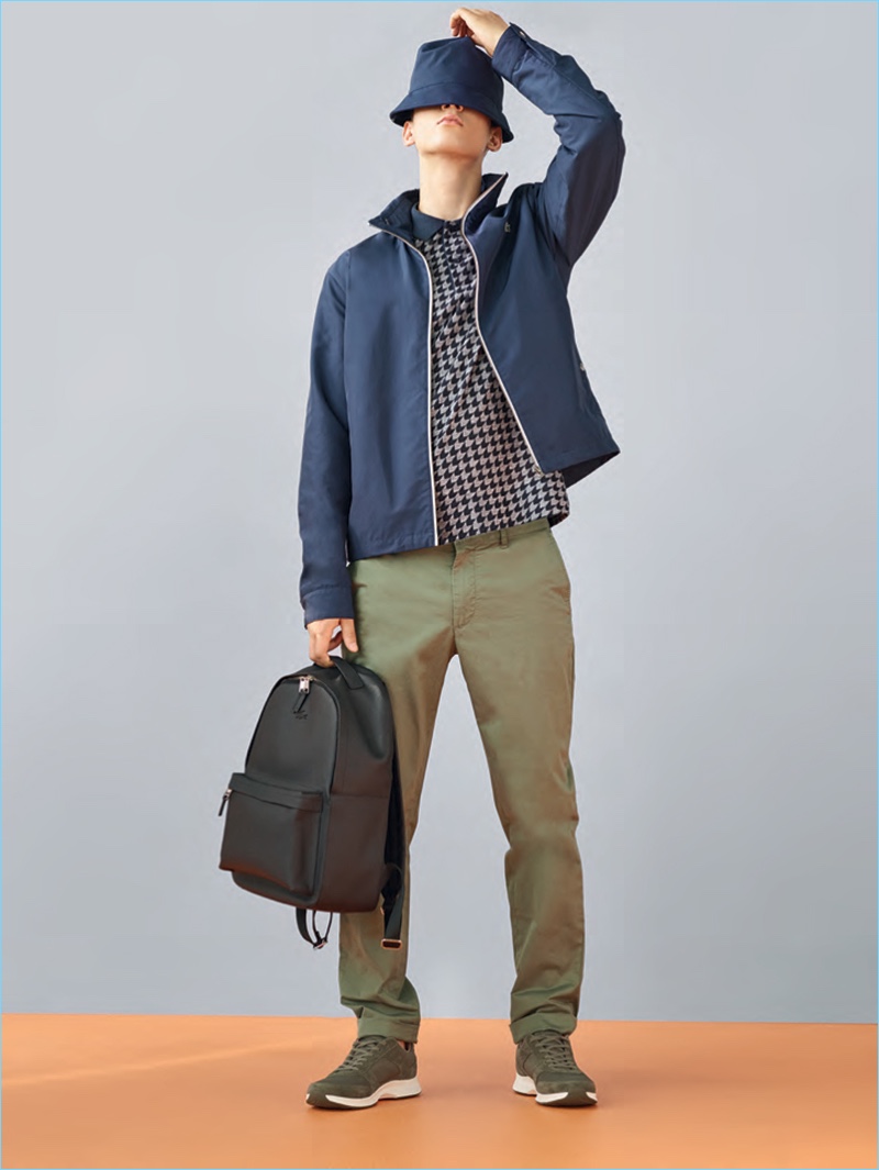 Abiah Hostvedt wears a casual look from Lacoste's spring-summer 2017 men's collection. » Lignes de Court: Lacoste Does Tennis Inspired Leisure Abiah Hostvedt wears a casual look from Lacoste's spring-summer 2017 men's collection.