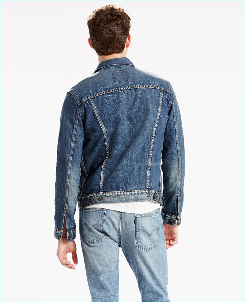 levi's men's denim trucker jacket