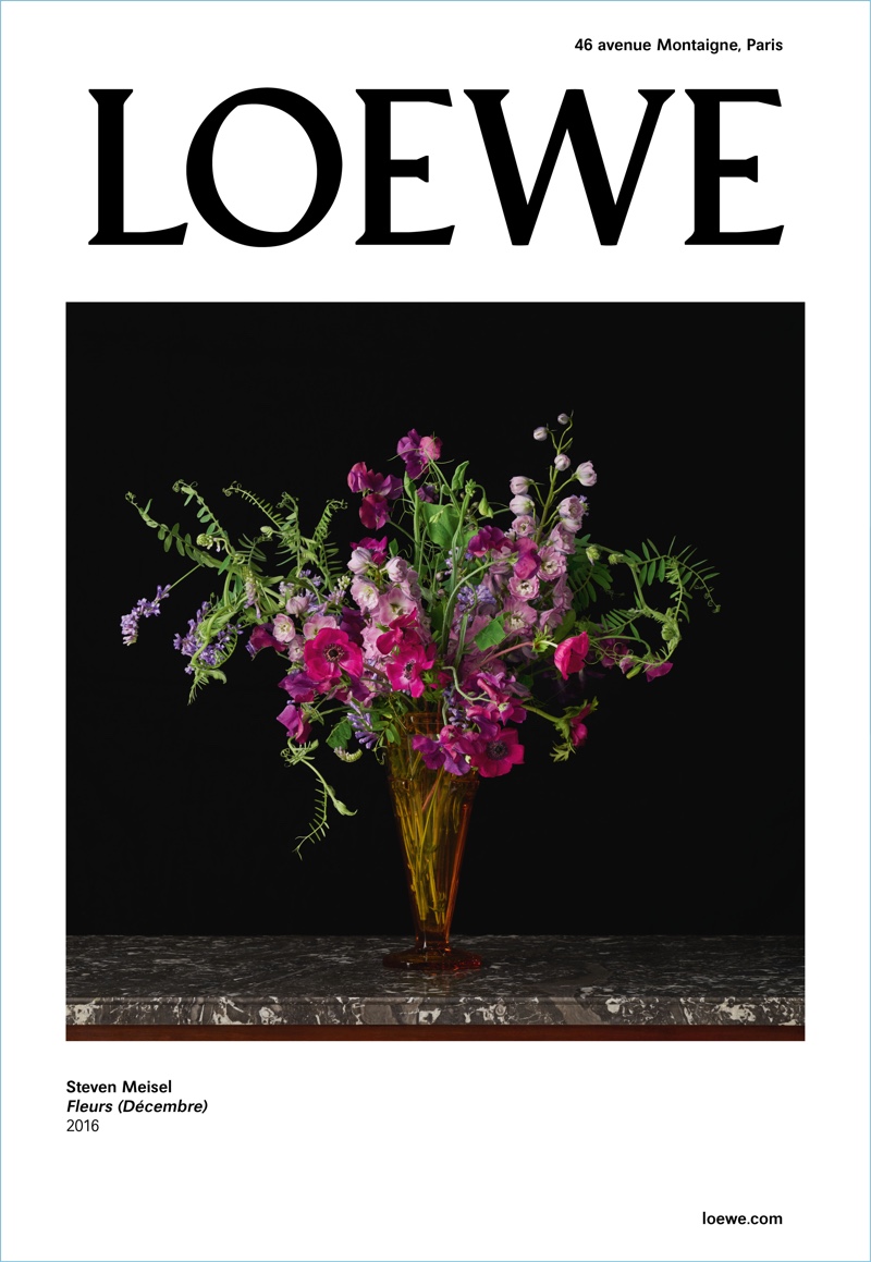 Steven Meisel presents a still life photo, entitled Flowers for Loewe's fall-winter 2017 campaign.