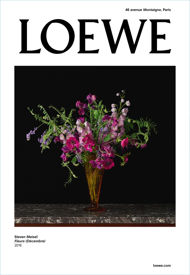 Steven Meisel presents a still life photo, entitled Flowers for Loewe's fall-winter 2017 campaign. » Loewe Goes Bold with Leather for Fall '17 Campaign Steven Meisel presents a still life photo, entitled Flowers for Loewe's fall-winter 2017 campaign.