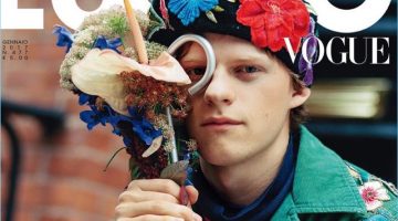 Lucas Hedges covers the January 2017 issue of L'Uomo Vogue.