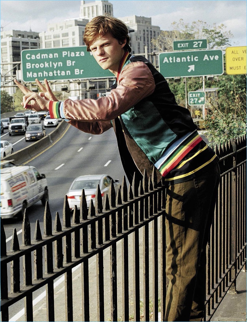 Bruce Weber photographs Lucas Hedges in Paul Smith for L'Uomo Vogue.