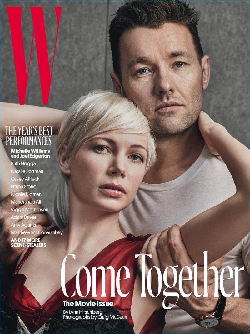 Michelle Williams Joel Edgerton 2017 W Magazine Cover