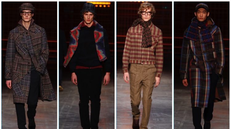 Missoni presents its fall-winter 2017 men's collection during Milan Fashion Week.