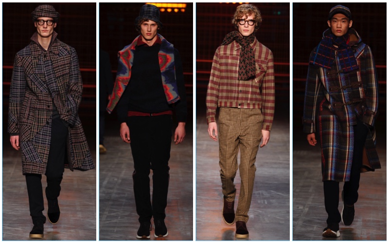 Missoni presents its fall-winter 2017 men's collection during Milan Fashion Week.