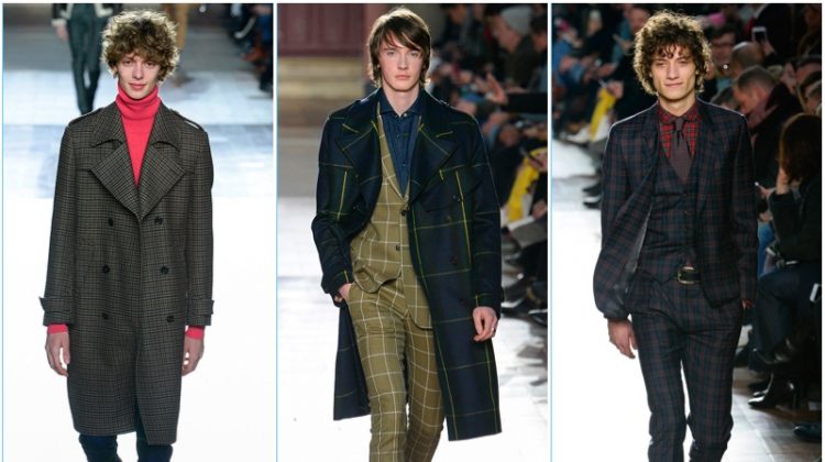 Paul Smith presents its fall-winter 2017 men's collection during Paris Fashion Week.