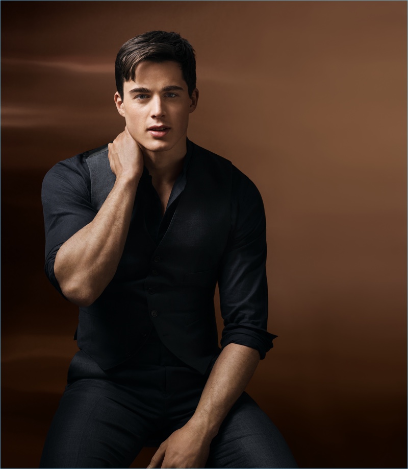 Pietro Boselli fronts a new campaign for Lab Series' MAX LS Maxellence Launch.