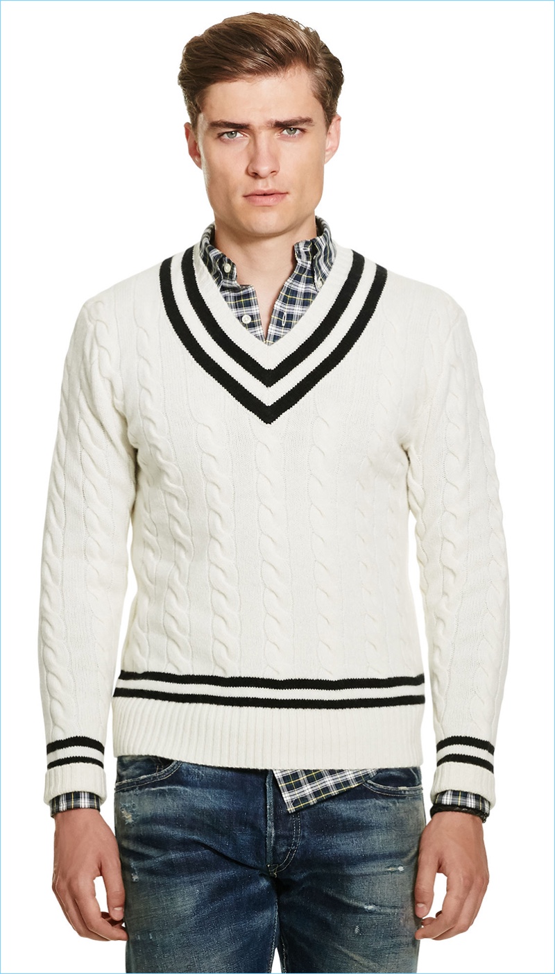 Polo Ralph Lauren Wool Cricket Sweater