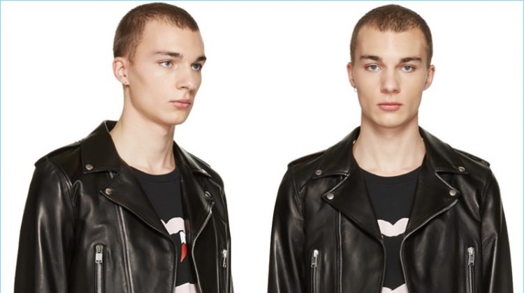 Saint Laurent Leather Biker Jacket