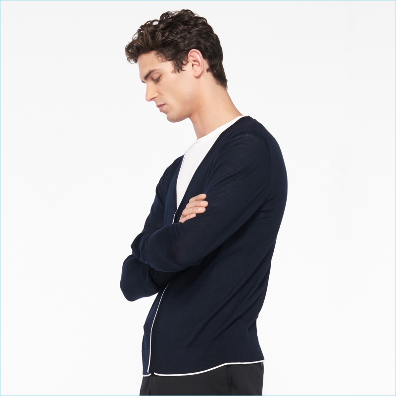 Sandro Men's Cardigan Sweater