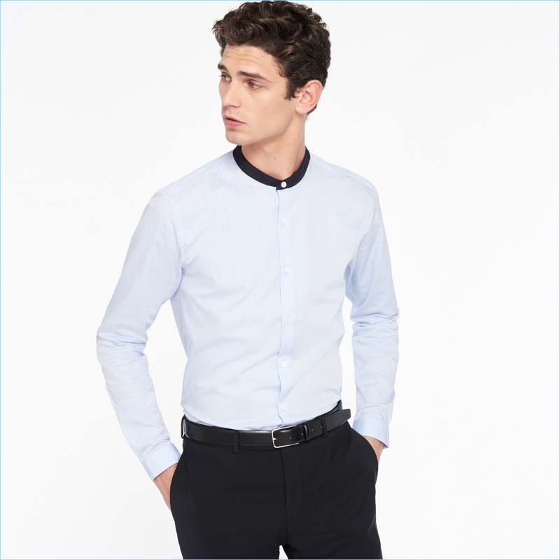 Sandro Men's Mandarin Collar Shirt » Sandro Pre-Spring 2017: 5 Wardrobe Suggestions Sandro Men's Mandarin Collar Shirt