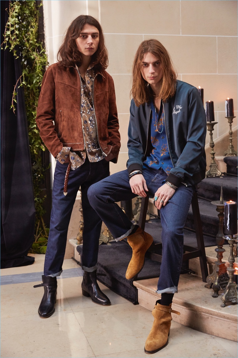 The Kooples channels a rock 'n' roll attitude for its fall-winter 2017 men's collection.