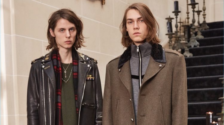 Capturing a variety of styles, The Kooples' fall-winter 2017 collection includes everything from the leather biker jacket to a military-inspired coat.