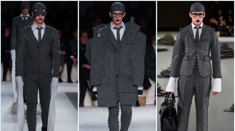 Thom Browne’s Fall ’17 Collection Makes Quite the Case for Grey Herringbone