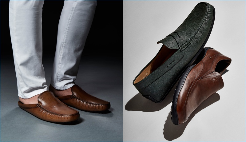 Embrace a refined classic with Tod’s leather penny drivers, loafers, and slides.