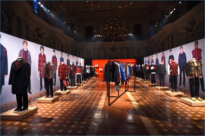 Tommy Hilfiger presents highlights from Hilfiger Edition's fall-winter 2017 collection during Pitti Uomo.