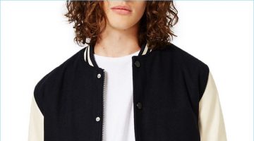 Channel your inner jock in Topman's varsity bomber jacket.