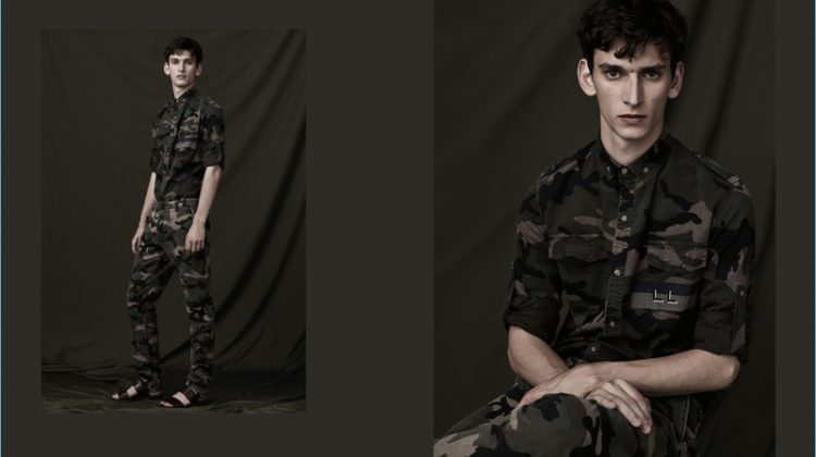 Valentino taps into military style with its spring 2017 ID Camouflage collection.
