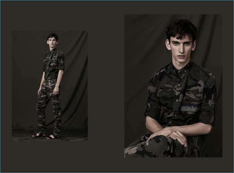 Valentino taps into military style with its spring 2017 ID Camouflage collection.