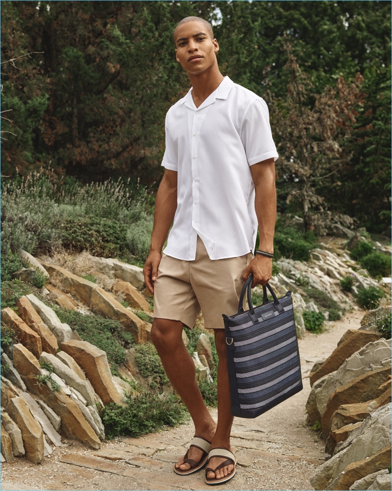 Malik Lindo stars in WANT Les Essentiels' spring-summer 2017 campaign.