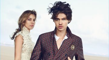 Will Peltz Travels to Deauville, France for Ermanno Scervino's Spring Campaign Will Peltz is dashing in a trim double-breasted suit as the face of Ermanno Scervino's spring-summer 2017 campaign.